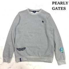 サイズ5 美品★パーリーゲイツ 35th スウェット グレー メンズ C902 サイズ5 美品☆パーリーゲイツ 35th スウェット グレー メンズ