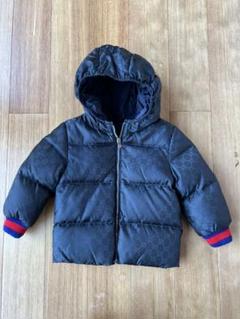 GUCCI グッチ　キッズベビーダウン GUCCI 〇〇 グッチ キッズ ダウンジャケット サイズ24m マルチ