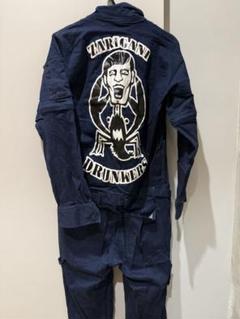 PUNK DRUNKERS ネイビーオーバーオール L - メルカリ