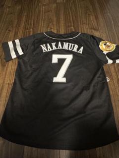 中村晃サイン入り新品未使用 ソフトバンクホ ークスレプリカユニフォーム Lサイズ replica-uniform-visitor-