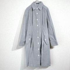 C.D.S. BASIC シャツワンピース 長袖 チュニック ストライプ M