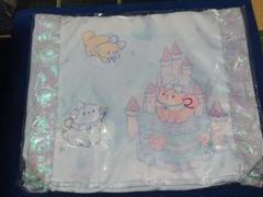 忠犬もちしば×ペパーミント フリル付きトートバッグ