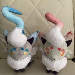 【即日発送】ヒスイゾロア 色違いヒスイゾロアぬいぐるみセット(タグ付き) タグ付き】ヒスイゾロア 通常 色違い ポケモンセンター