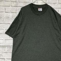 USA製90sヴィンテージTシャツ！シングルステッチ　グレー半袖古着　XL728