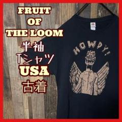 挨拶 フルーツオブザルーム M ブラック メンズ プリント 古着 半袖 Tシャツ