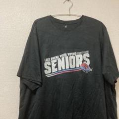 SENIORS Tシャツ CHAMPRO メンズ　Tシャツ　ブラック　XL 古着