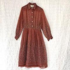 希少⭕️ジュンアシダTAE ASHIDA ヒョウ柄ロングワンピース高級上品