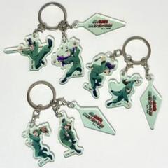 忍たま乱太郎 六年生 3連アクリルキーホルダー まとめ売り