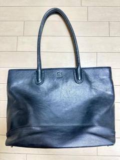 epe ネイビー レザー トートバッグ