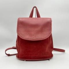 COACH　オールドコーチ　バークレー　リュック　レザー×スエード　赤　レッド COACH オールドコーチ バークレー リュック レザー×スエード 赤