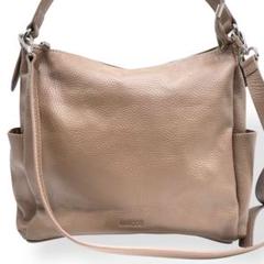 極美品　BARCOS バルコス　２way ショルダーバッグ　レザー　シボ革