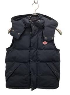 極美品✨DANTON　ダントン　ダウンベスト　フード2WAY　ブラック　36 c5f783b6d5f256ed17668c36375461