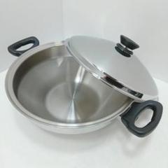 6m7634b2v 美品 Amway Queen/アムウェイ 両手鍋 ステンレス 6m7634b2v 美品 Amway Queen/アムウェイ 両手鍋 ステンレス