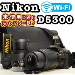 Nikon D5300❤️純正バッグ付 スマホ転送 ダブルレンズ 一眼レフ