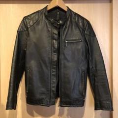 glamb グラム ラムレザー レヴィン シングルライダースジャケット glamb(グラム) Switching Single Leather Riders Jacket 切替