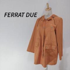 FERRAT DUE/フェラデュ　オレンジジャケット 大きいサイズ　涼しい　夏物