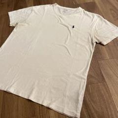 【定番】Polo Ralph Lauren VネックTシャツ S/P クリーム色のサムネイル