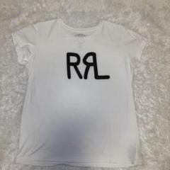 【ダブルアールエル】RLロゴプリント ホワイト　Tシャツ