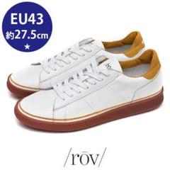 新品✨ローヴ 定価5万 ライン スニーカー EU43(約27.5cm)×YE