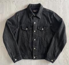 RRL ブラックデニム ジャケット M 一度のみの着用 RRLのブラック Worn-In デニム トラッカージャケットがセール中