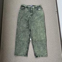 LABROS Daisy Baggy Jeans Green バギーデニムのサムネイル