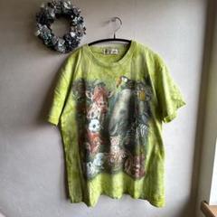 【00s】SAFARI WORLD アニマルプリント タイダイTシャツのサムネイル