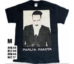 2015　マリリンマンソン　バンドTシャツ　ブラックフェード Mサイズ
