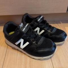 New Balance 996 ブラック キッズスニーカー18.5センチ