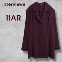 a47525/インタビュー/テーラードカラークラシックロングジャケット/日本製