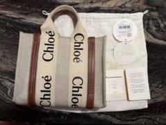 Chloe 24AWモデル クロエ WOODY スモール トートバッグ【6J5