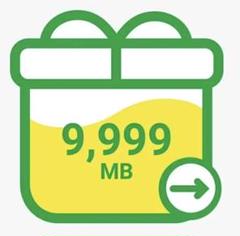 mineo マイネオパケットギフト 9999MB