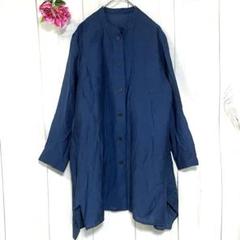 【訳あり】GIANNI LO GIUDICE バンドカラー ロングシャツ 36