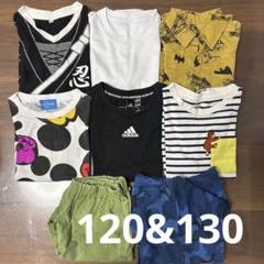 【お買い得】Tシャツ まとめ売り 130 adidas 忍者 6点➕おまけ2点