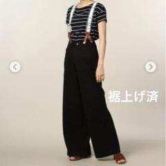 Lee フリスコパンツ　サスペンダー　ブラック　S ワイドパンツ　低身　裾上げ済