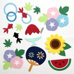 日本の夏　壁面飾り