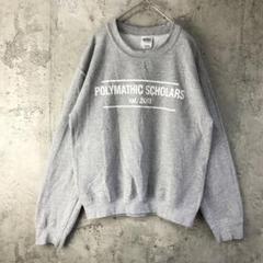 Y1955古着　トレーナー　スウェット　グレー　90s Y2K