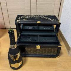 ANGEL ボトルケース 黒 キルティング 空瓶付き