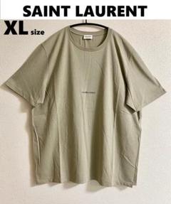 【新品】SAINT LAURENT サンローラン ロゴTシャツ XL ベージュ