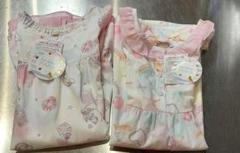 新品　イオン　子供服　ノースリーブワンピース　おまとめ２枚　110　姉妹コーデ