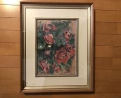 絵画 バラ 印象派風 バラの絵画 - メルカリ