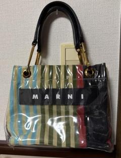 MARNI トートバッグ ビニールバッグ GLOSSY STRIPED 2025年最新】マルニ ビニールバッグの人気アイテム - メルカリ