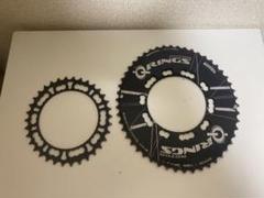 ROTOR RoundRings 2x DM 46T-30T チェーンリング中古 ROTOR RoundRings 2x DM 46T-30T チェーンリング中古（Q RINGS