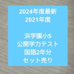 2024年度2021年度 浜学園小5 公開学力テスト 国語2年分 - メルカリ
