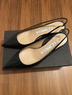 ペリーコ PELLICO バックストラップミュール 25.0 エナメル 黒