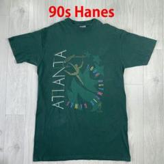 【希少】90s　USA製　シングルステッチ　オリンピック　ロング丈　Tシャツ