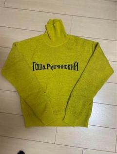が*つ様 Gosha Rubchinskiy 18ss サッカーパターンポロニッ が*つ様 Gosha Rubchinskiy 18ss サッカーパターンポロニッ