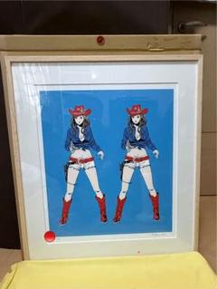 【美品超希少】2 COW GIRLS」 江口寿史直筆サイン入 【ED100】 美品超希少】2 COW GIRLS」 江口寿史直筆サイン入 【ED100