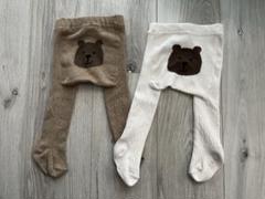 babyGap くまベビータイツ 0-12ヶ月 2枚セット