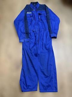 SUZUKI 夏用つなぎ‼️　涼しい‼️　作業服 青　LLサイズ つなぎの通販 長袖つなぎ服 山田辰オートバイAuto-Bi1130【サン