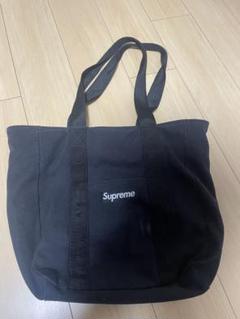Supreme キャンバストートバッグ ブラック - メルカリ